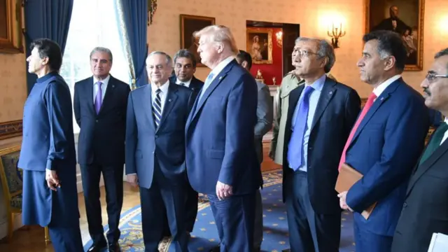 ٹرمپ عمران ملاقات