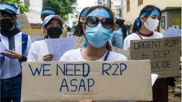 ဒီမိုကရေစီအင်အားစုတွေ တောင်းဆိုတဲ့ R2P