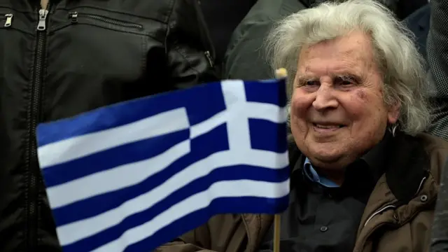 Mikis Theodorakis ülkenin en ünlü bestecilerinden biri