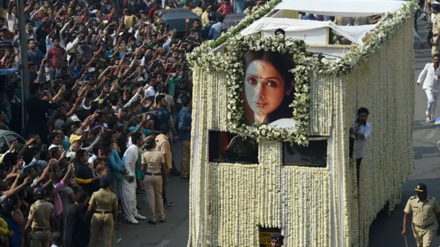 سری دیوی کی آخری رسومات