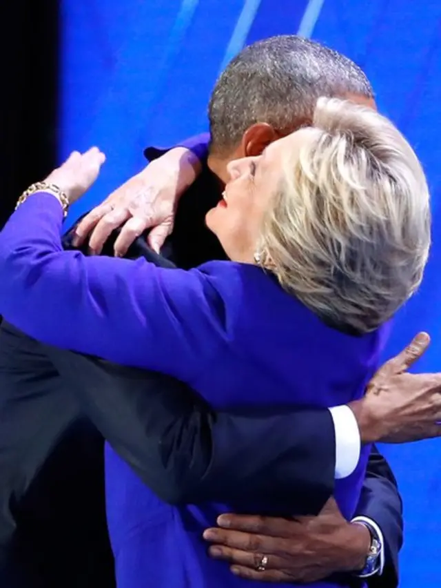 Barack Obama y Hillary Clinton