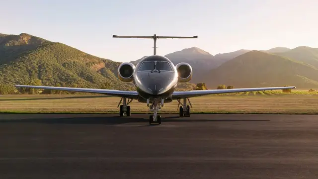 Um avião privado da Aero