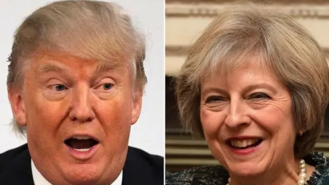 นายทรัมป์และนางเมย์