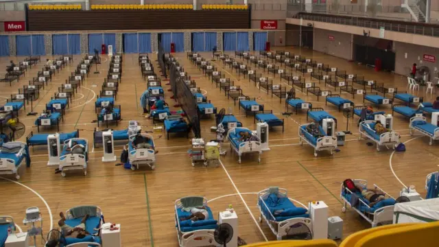 Un hospital temporal en Puerto Moresby, capital de Papúa Nueva Guinea, 9 de octubre 2021