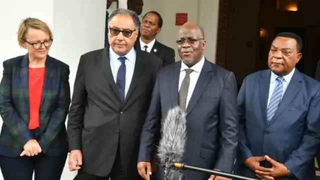 Rais Magufuli na Makamu wa Rais wa Benki ya Dunia Dkt Hafez Ghanem walifanya mazungumzo Ikulu, Dar es Salaam