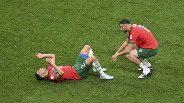 Semi final Prancis vs Maroko