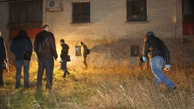 Місце, де знайшли тіло Самарського