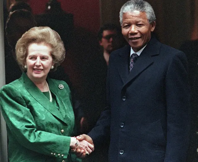 థాచర్, మండేలా