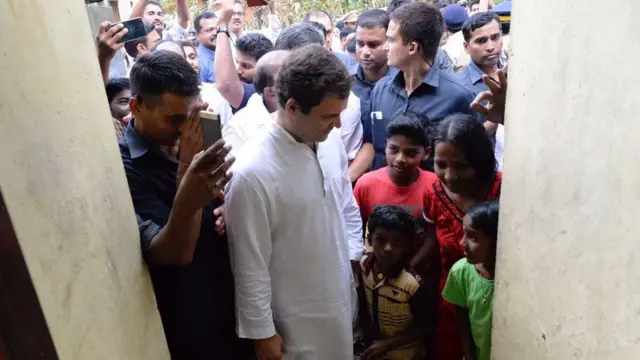 राहुल गांधी, केरल, बाढ़