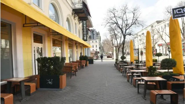 Views from Odessa afta Russia military operation for Ukraine