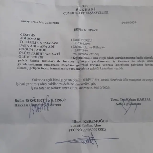 otopsi tutanağı
