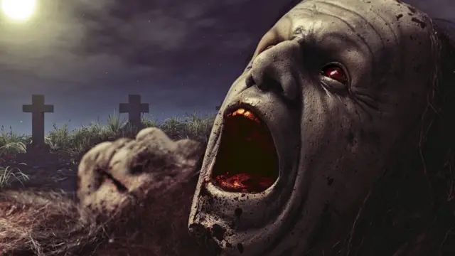 Golova mertveca, vыlezaющego iz mogilы