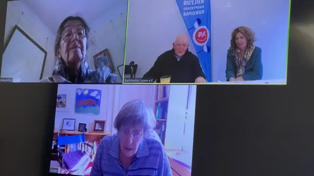 Michael pudo ver por primera vez a sus familiares vivos