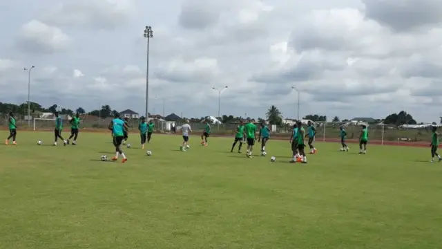 Super Eagles dey train for Port Harcourt