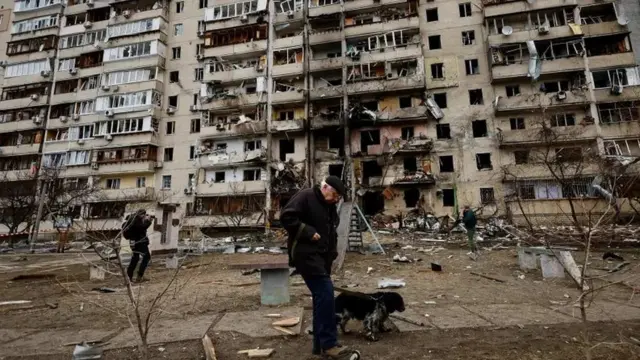 آثار الدمار في كييف