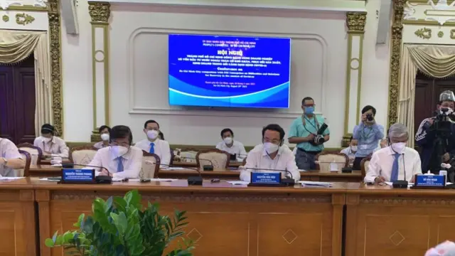 Giới lãnh đạo TP HCM tiếp đại diện doanh nghiệp nước ngoài vào sáng ngày 20/08