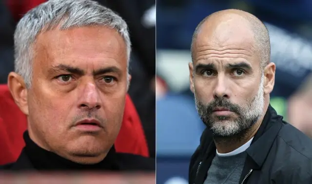 Jose Mourinho and Pep Guardiola
