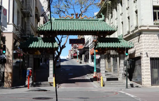 Phố Tầu San Francisco những ngày cuối tháng 3/2020
