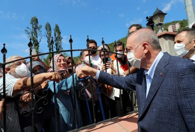 Erdoğan'ın Kastamonu Bozkurt ziyareti