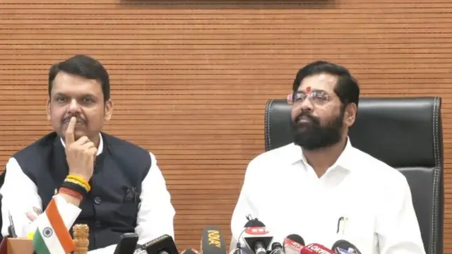 देवेंद्र फडणवीस आणि एकनाथ शिंदे