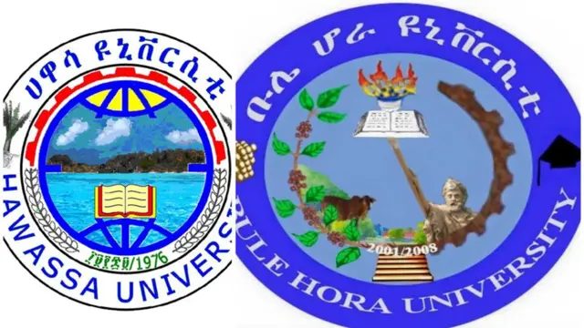 የሀዋሳ ዩኒቨርሲቲ እና ቡሌ ሆራ ዩኒቨርሲቲ መለያ አርማ