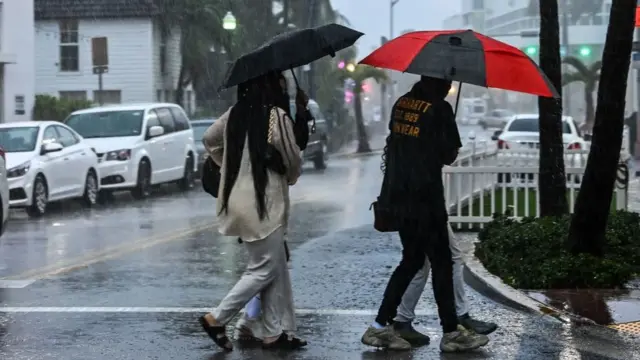 Lluvias causadas por Eta en Florida