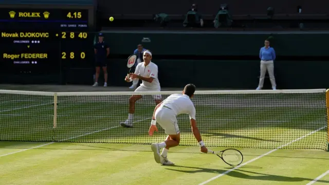 Federer na Djokovic