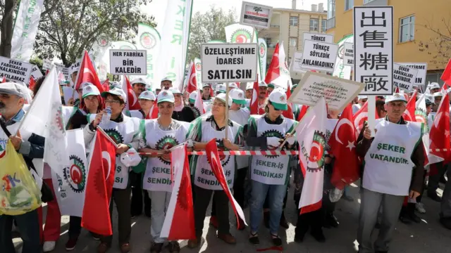 Şeker fabrikalarının satışı protesto edilmişti