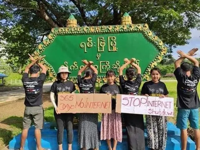အစိုးရက အင်တာနက်လိုင်းတွေကို ဖြတ်တောက်ထားခဲ့တာ ကတစ်နှစ်ပြည့်ပြီ