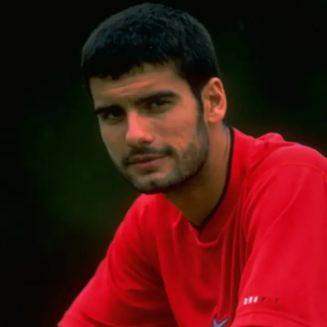 Pep Guardiola en 1997.