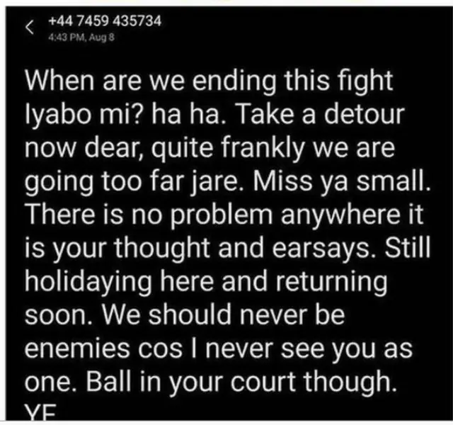 Ọrọ ti Yomi Fabiyi fi tọrọ aforiji