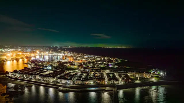 Aurora Borealis at Hartlepool