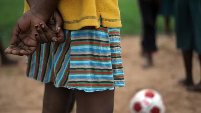 Young girl for field
