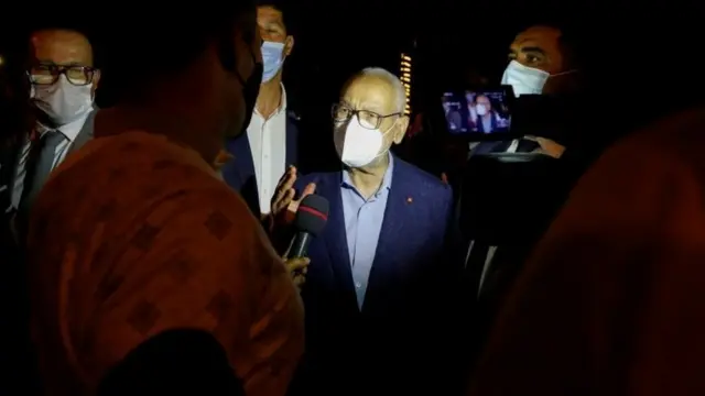 El Nahda'nın lideri ve Meclis Başkanı Raşid el Gannuşi