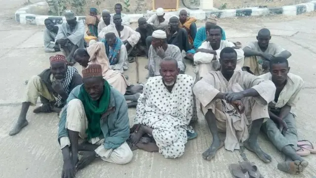 ስእሊ ካብ ጉጅለ ቦኮ ሓራም ዘምለጡ ሰባት