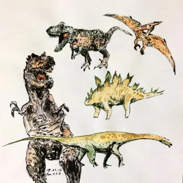 "Dibujos para mis nietos"