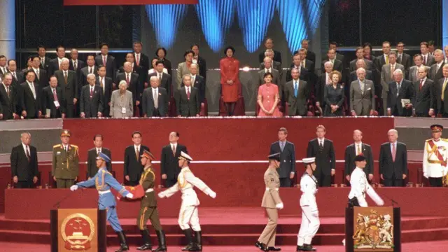 香港主权移交仪式