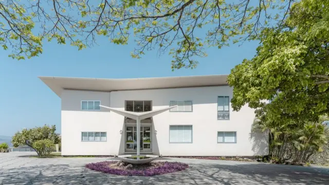 Porche de la Villa Planchart.