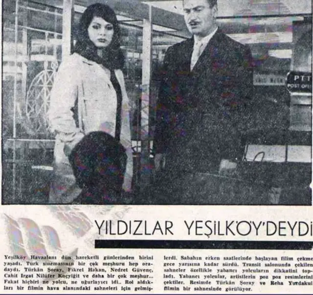 1966 yılında Türkan Şoray ve Reha Yurdakul poz vermiş.