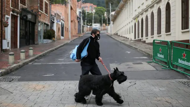 Мужчина в Боготе