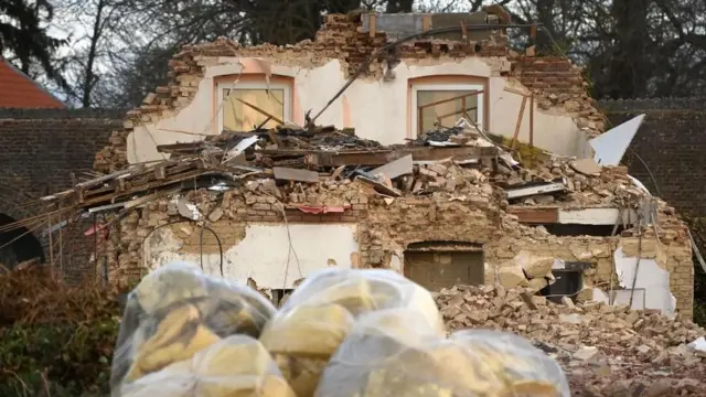 Casa demolida en Manheim.