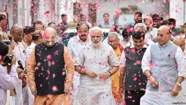 નરેન્દ્ર મોદી અને અમિત શાહ