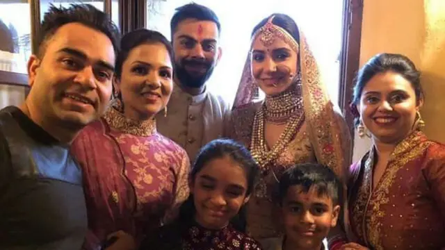 વિરાટ-અનુષ્કાના લગ્નમાં હાજર મહેમાનો