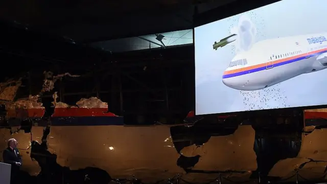 Моделювання моменту влучання ракети "Бука" в літак