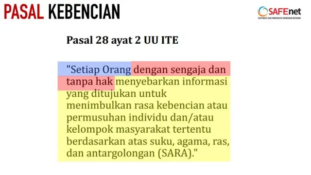 Pasal 28 ayat 2 UU ITE