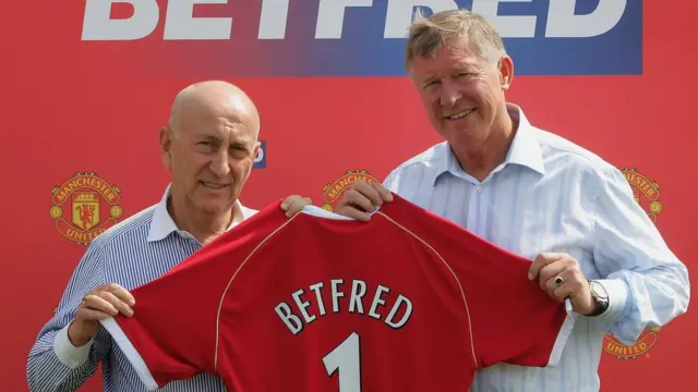 Fred Done, irmão mais velhocassino no bet365Peter, com Alex Ferguson