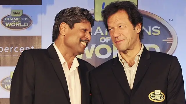 કપિલ દેવ અને ઇમરાન ખાન