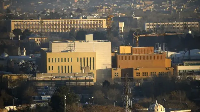 काबुल स्थित अमेरिकी दूतावास