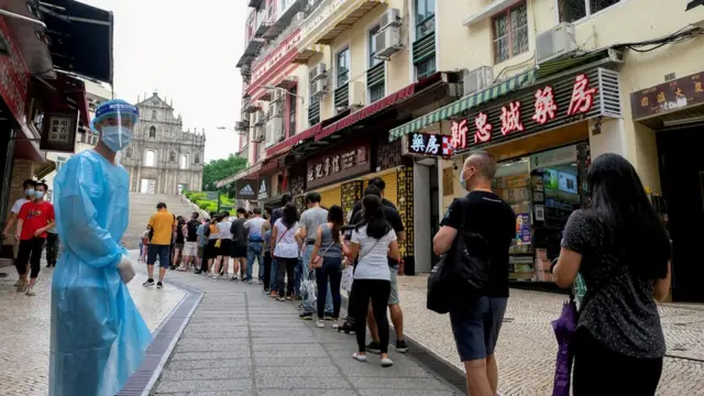 澳门特区近日亦出现新冠疫情爆发