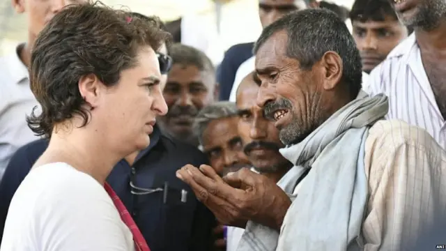 પ્રિયંકા ગાંધીની તસવીર